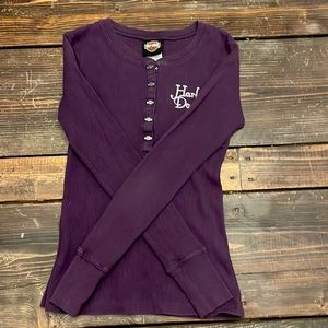 Harley-Davidson purple top